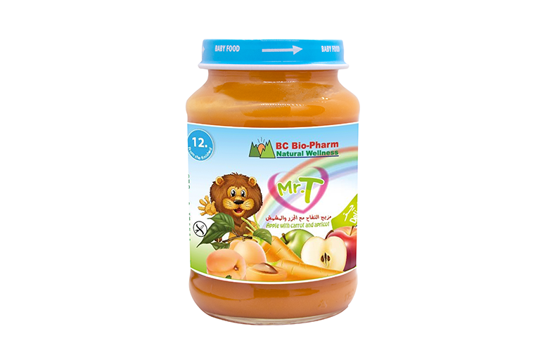 BABY FOOD APPLE , APRICOT AND CARROT